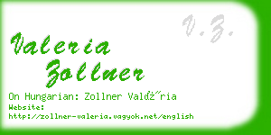 valeria zollner business card